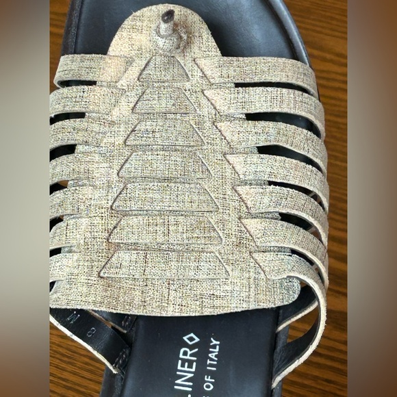 Donald J. Pliner Women's Black and Cream Sandals Size 8 - Picture 9 of 15